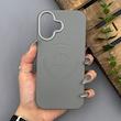 قاب گوشی iPhone 16 آیفون لدر دیزاین پولو Leather Design Polo طوسی