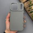قاب گوشی iPhone 17 Pro Max آیفون لدر دیزاین پولو Leather Design Polo طوسی