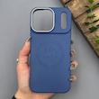 قاب گوشی iPhone 17 Pro Max آیفون لدر دیزاین پولو Leather Design Polo سرمه ای