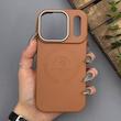 قاب گوشی iPhone 17 Pro آیفون لدر دیزاین پولو Leather Design Polo عسلی