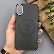قاب گوشی iPhone X - XS آیفون لدر دیزاین پولو Leather Design Polo مشکی