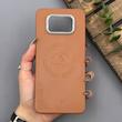 قاب گوشی Poco X3 - Poco X3 Pro شیائومی لدر دیزاین پولو Leather Design Polo عسلی