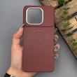 قاب گوشی Poco X6 Pro - Redmi K70E شیائومی لدر دیزاین پولو Leather Design Polo زرشکی