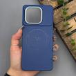 قاب گوشی Poco X6 Pro - Redmi K70E شیائومی لدر دیزاین پولو Leather Design Polo سرمه ای