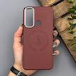 قاب گوشی Redmi Note 8 - Redmi Note 8 2021 شیائومی لدر دیزاین پولو Leather Design Polo زرشکی