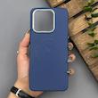 قاب گوشی Redmi 10C - Redmi 10 Power - Poco C40 شیائومی لدر دیزاین پولو Leather Design Polo سرمه ای