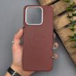 قاب گوشی Redmi 10C - Redmi 10 Power - Poco C40 شیائومی لدر دیزاین پولو Leather Design Polo زرشکی