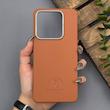قاب گوشی Xiaomi 14T شیائومی لدر دیزاین پولو Leather Design Polo عسلی