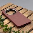 قاب گوشی Redmi A3 - Redmi A3X شیائومی لدر دیزاین پولو Leather Design Polo زرشکی کد E1-1002191