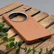 قاب گوشی Redmi A3 - Redmi A3X شیائومی لدر دیزاین پولو Leather Design Polo عسلی کد E1-1002192