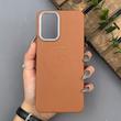 قاب گوشی Redmi Note 10 4G - Redmi Note 10S - Poco M5S شیائومی لدر دیزاین پولو Leather Design Polo عسلی 