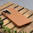 قاب گوشی Redmi Note 11 4G - Redmi Note 11S شیائومی لدر دیزاین پولو Leather Design Polo عسلی کد E1-1002221