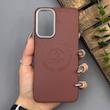 قاب گوشی Redmi Note 11 4G - Redmi Note 11S شیائومی لدر دیزاین پولو Leather Design Polo زرشکی