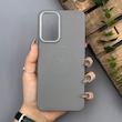 قاب گوشی Redmi Note 11 4G - Redmi Note 11S شیائومی لدر دیزاین پولو Leather Design Polo طوسی
