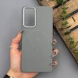 قاب گوشی Redmi Note 11 Pro 4G Global - Redmi Note 11 Pro 5G Global - Redmi Note 11E Pro - Redmi Note 12 Pro 4G شیائومی لدر دیزاین پولو Leather Design Polo طوسی