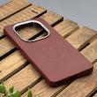 قاب گوشی Redmi Note 14 Pro 4G شیائومی لدر دیزاین پولو Leather Design Polo زرشکی کد 1002260