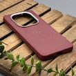 قاب گوشی Redmi Note 14 Pro 5G - Redmi Note 14 Pro Plus - Poco X7 شیائومی لدر دیزاین پولو Leather Design Polo زرشکی کد E1-1002269