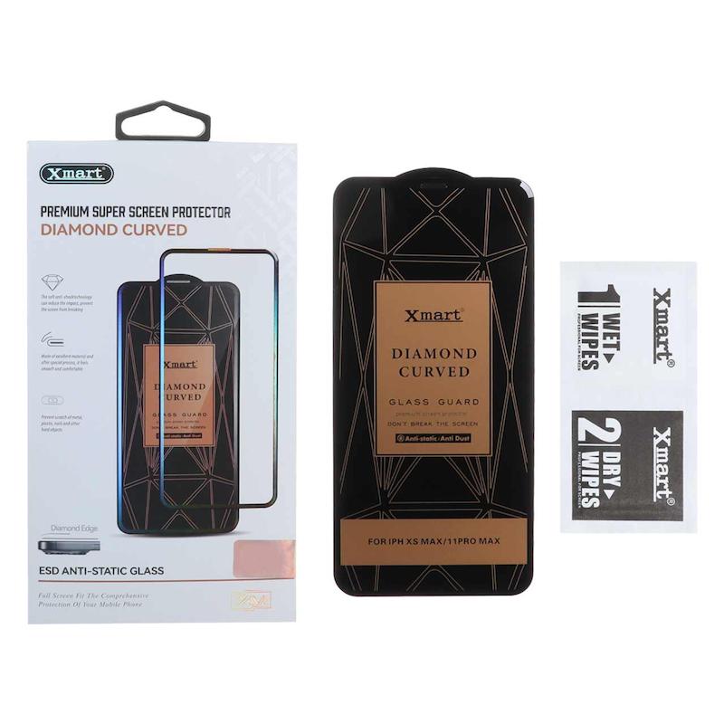 گلس گوشی iPhone 11 Pro Max - iPhone Xs Max آیفون شیشه ای XMART سری Diamond Curved ESD Anti Static اورجینال