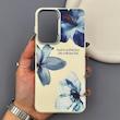 قاب گوشی Galaxy A36 سامسونگ طرح گل لیلیوم جدید با لنز سیلور