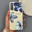 قاب گوشی Galaxy A30S - A50S - A50 سامسونگ طرح گل لیلیوم جدید با لنز سیلور
