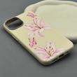 قاب گوشی iPhone 13 - iPhone 14 آیفون طرح گل لیلیوم جدید با لنز سیلور کد 1003022