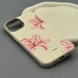 قاب گوشی iPhone 13 - iPhone 14 آیفون طرح گل لیلیوم جدید با لنز سیلور کد 1003023