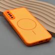 قاب گوشی Galaxy A30S - A50S - A50 سامسونگ PVD CASE مات دور سیلیکونی طرح مگ‌سیف محافظ لنزدار نارنجی کد 1003125