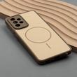 قاب گوشی Galaxy A52 4G - A52 5G - A52S سامسونگ PVD CASE مات دور سیلیکونی طرح مگ‌سیف محافظ لنزدار قهوه ای کد 1003129
