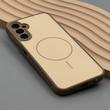 قاب گوشی Galaxy A14 سامسونگ PVD CASE مات دور سیلیکونی طرح مگ‌سیف محافظ لنزدار قهوه ای کد 1003136
