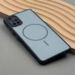 قاب گوشی Galaxy A51 سامسونگ PVD CASE مات دور سیلیکونی طرح مگ‌سیف محافظ لنزدار سرمه ای کد 1003148
