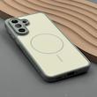 قاب گوشی Galaxy A56 سامسونگ PVD CASE مات دور سیلیکونی طرح مگ‌سیف محافظ لنزدار خاکستری کد 1003161