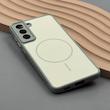 قاب گوشی Galaxy S21 FE سامسونگ PVD CASE مات دور سیلیکونی طرح مگ‌سیف محافظ لنزدار خاکستری کد 1003164