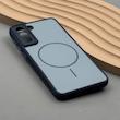 قاب گوشی Galaxy S21 FE سامسونگ PVD CASE مات دور سیلیکونی طرح مگ‌سیف محافظ لنزدار سرمه ای کد 1003166