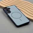 قاب گوشی Galaxy S25 FE سامسونگ PVD CASE مات دور سیلیکونی طرح مگ‌سیف محافظ لنزدار سرمه ای کد 1003177