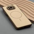 قاب گوشی Poco X3 - Poco X3 Pro شیائومی PVD CASE مات دور سیلیکونی طرح مگ‌سیف محافظ لنزدار قهوه ای کد 1003179