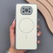 قاب گوشی Poco X3 - Poco X3 Pro شیائومی PVD CASE مات دور سیلیکونی طرح مگ‌سیف محافظ لنزدار خاکستری