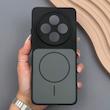 قاب گوشی Redmi 14C - Poco C75 - Redmi A4 شیائومی PVD CASE مات دور سیلیکونی طرح مگ‌سیف محافظ لنزدار مشکی