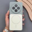 قاب گوشی Redmi 14C - Poco C75 - Redmi A4 شیائومی PVD CASE مات دور سیلیکونی طرح مگ‌سیف محافظ لنزدار خاکستری