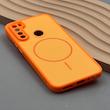 قاب گوشی Redmi Note 8 - Redmi Note 8 2021 شیائومی PVD CASE مات دور سیلیکونی طرح مگ‌سیف محافظ لنزدار نارنجی کد 1003193