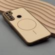 قاب گوشی Redmi Note 8 - Redmi Note 8 2021 شیائومی PVD CASE مات دور سیلیکونی طرح مگ‌سیف محافظ لنزدار قهوه ای کد 1003195