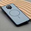 قاب گوشی Redmi Note 9S - Redmi Note 9 Pro شیائومی PVD CASE مات دور سیلیکونی طرح مگ‌سیف محافظ لنزدار سرمه ای کد 1003197