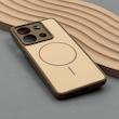 قاب گوشی Redmi Note 13 4G شیائومی PVD CASE مات دور سیلیکونی طرح مگ‌سیف محافظ لنزدار قهوه ای کد 1003216