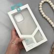 قاب گوشی iPhone 12 Pro Max آیفون کرکره ای ژله‌ای مات اورجینال AV خاکستری کد E2-1002362