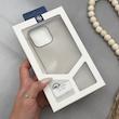 قاب گوشی iPhone 13 Pro Max آیفون کرکره ای ژله‌ای مات اورجینال AV خاکستری کد 1002363