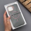 قاب گوشی iPhone 12 Pro Max آیفون سیلیکونی SOFT پشت مات مگ سیف‌دار اصلی دکمه برجسته CASE مشکی کد E2-1003091