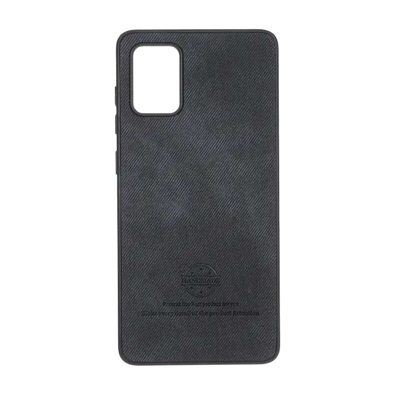 قاب گوشی Galaxy A71 سامسونگ HandMade جیر طرح پارچه ای کلاسیک