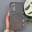 قاب گوشی Galaxy A05S سامسونگ طرح مگ سیف سخت مات با دور ژله‌ای و محافظ لنز 