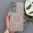 قاب گوشی Galaxy A05S سامسونگ طرح مگ سیف سخت مات با دور ژله‌ای و محافظ لنز 
