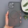 قاب گوشی Galaxy A07 سامسونگ طرح مگ سیف سخت مات با دور ژله‌ای و محافظ لنز