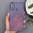 قاب گوشی Galaxy A10S سامسونگ طرح مگ سیف سخت مات با دور ژله‌ای و محافظ لنز